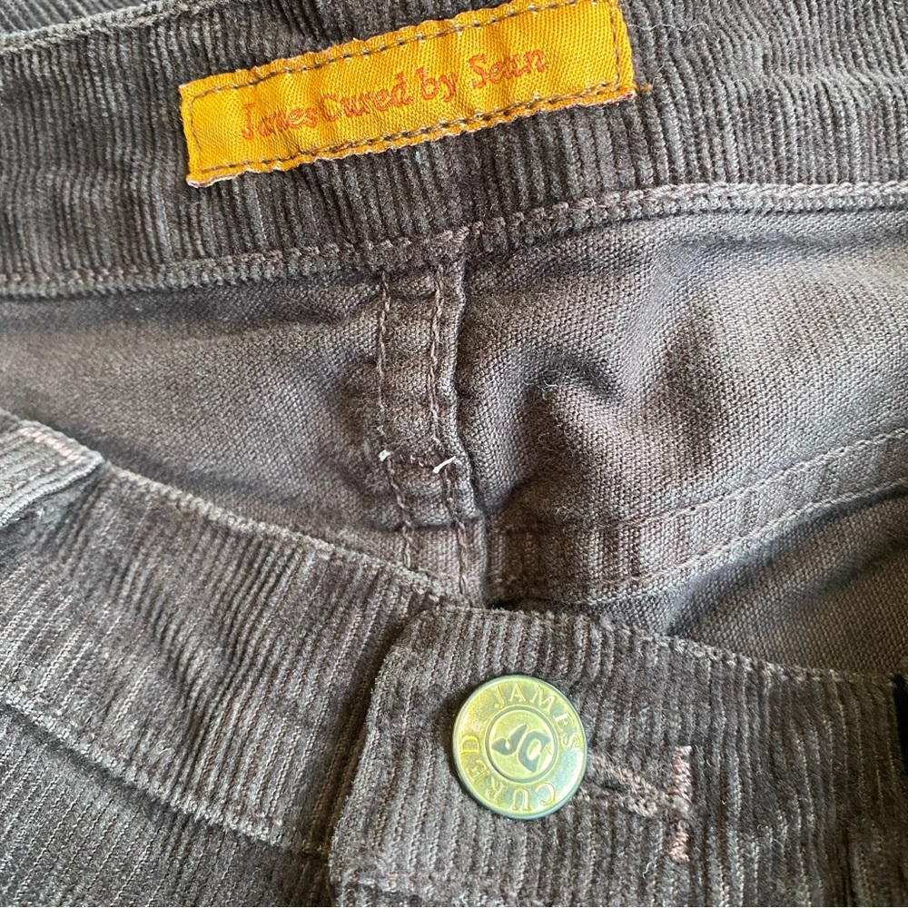 James cured by Seun Brown Cords Low Rise Size 25